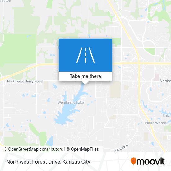 Mapa de Northwest Forest Drive