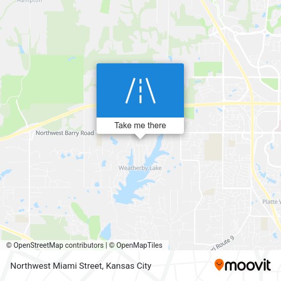 Northwest Miami Street map