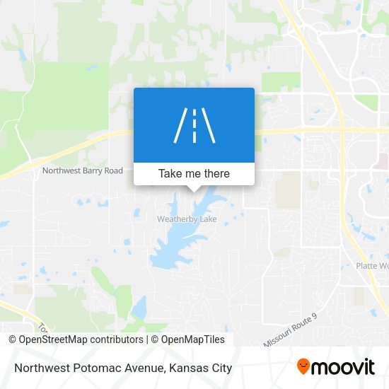 Northwest Potomac Avenue map