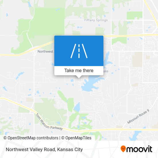 Northwest Valley Road map