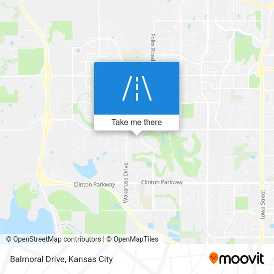 Balmoral Drive map