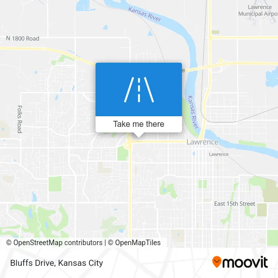 Bluffs Drive map