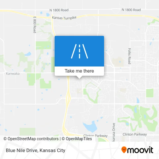 Blue Nile Drive map