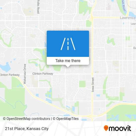 21st Place map