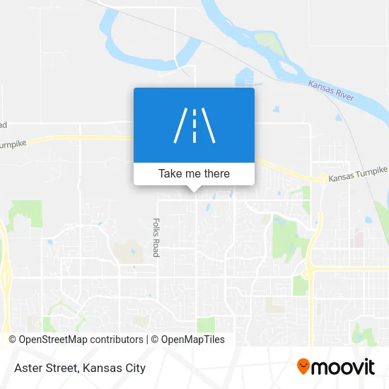 Aster Street map