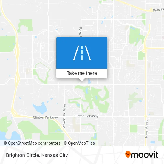 Brighton Circle map