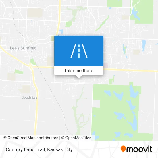 Country Lane Trail map