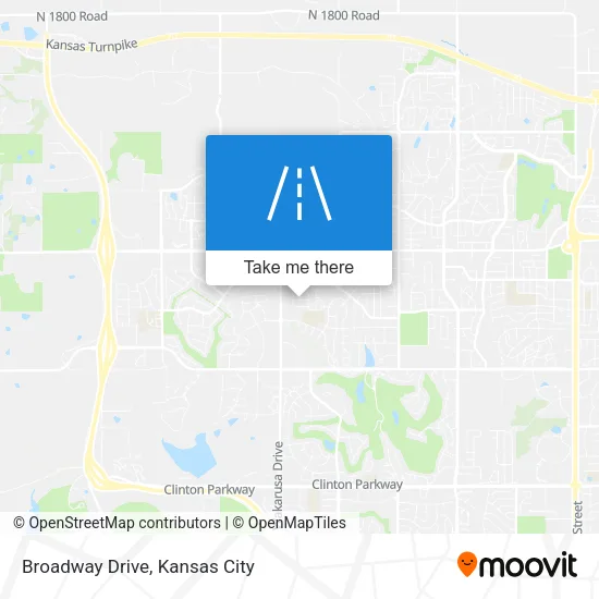 Broadway Drive map