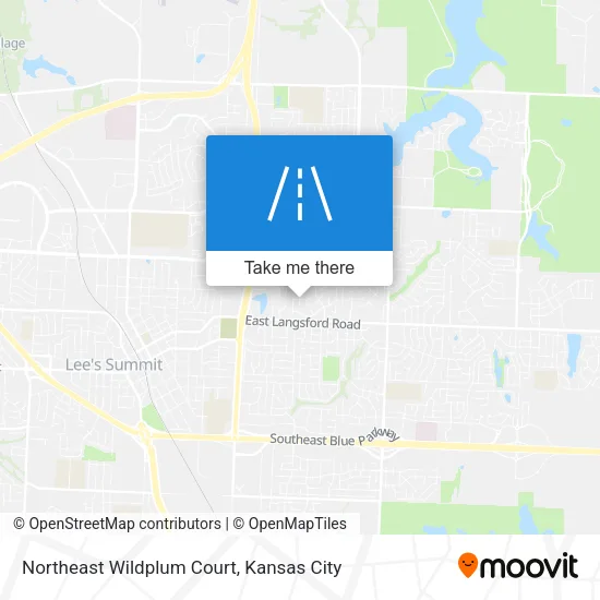Northeast Wildplum Court map