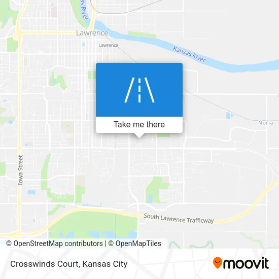 Crosswinds Court map