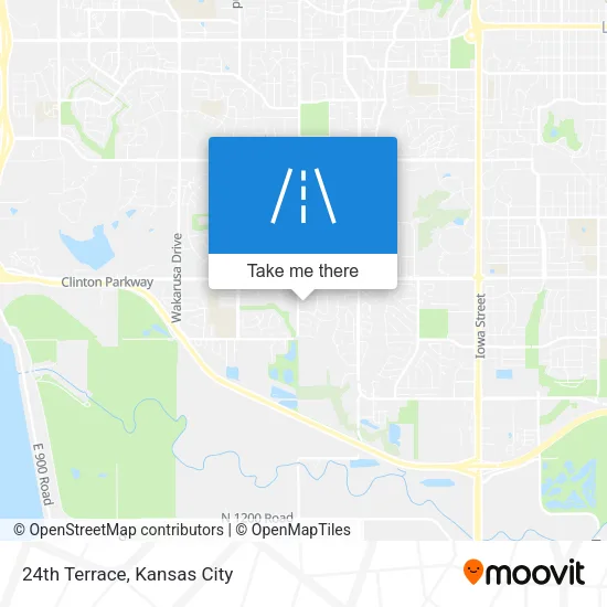24th Terrace map