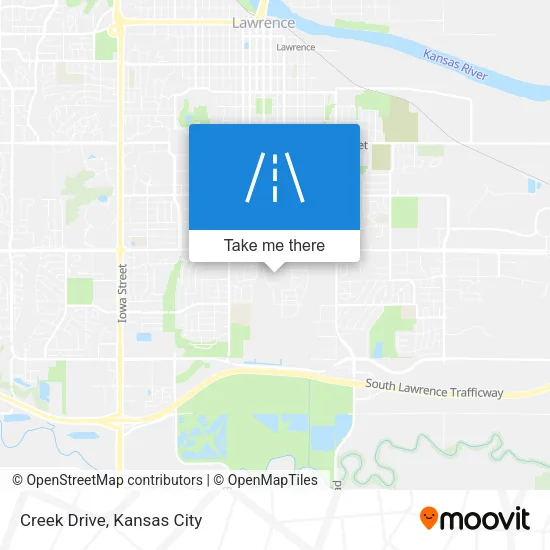 Creek Drive map
