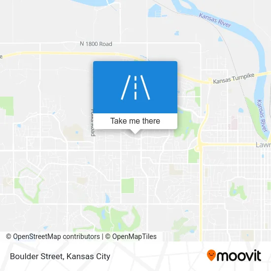 Boulder Street map