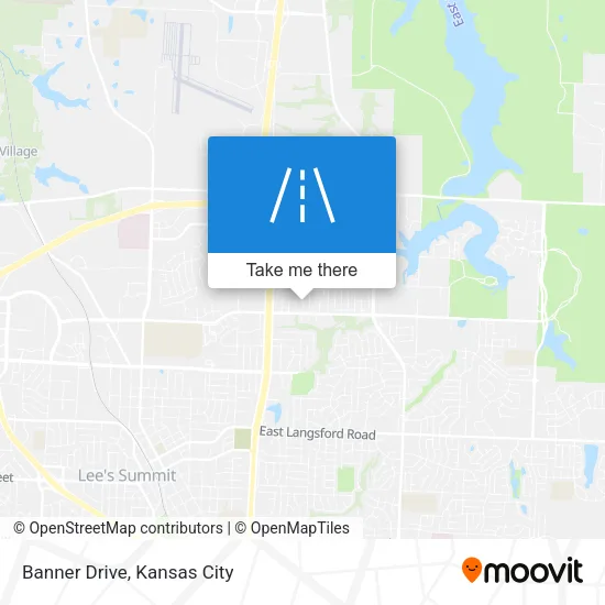 Banner Drive map