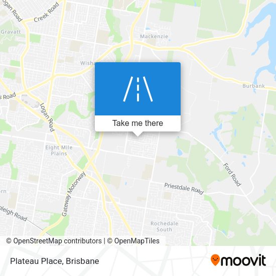 Plateau Place map