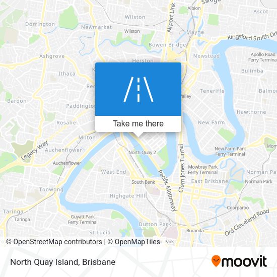 North Quay Island map