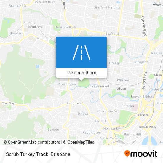 Scrub Turkey Track map