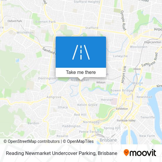 Reading Newmarket Undercover Parking map