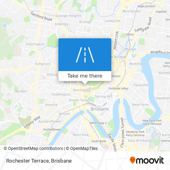 Rochester Terrace map