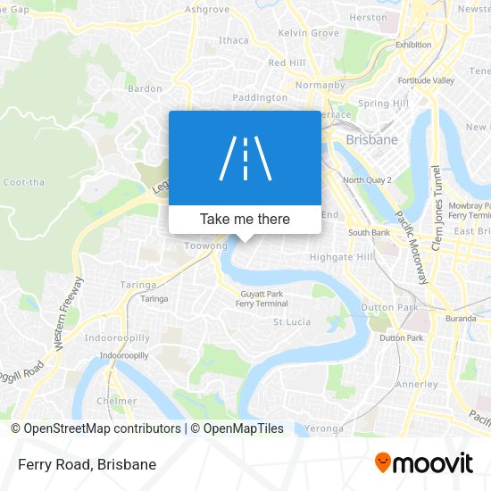 Ferry Road map