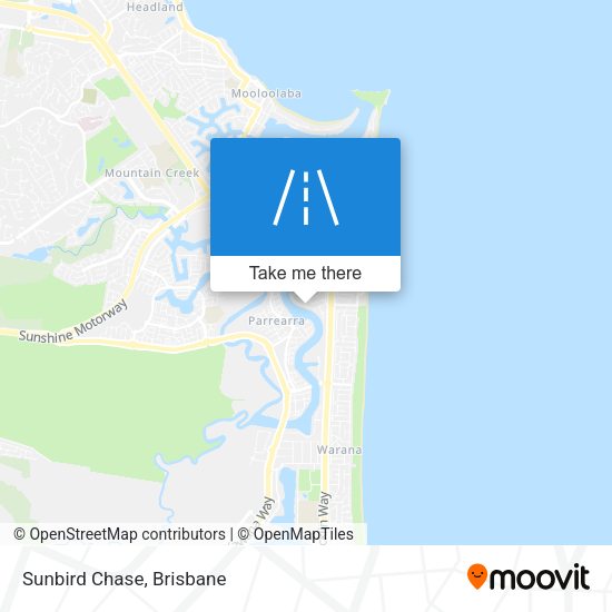 Sunbird Chase map