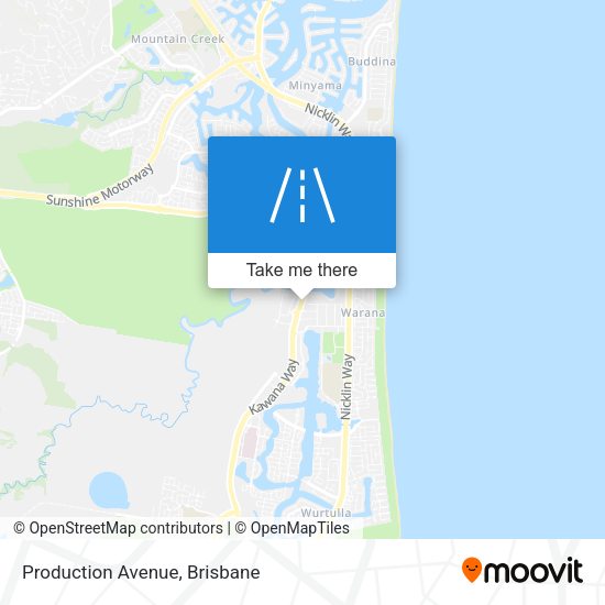 Production Avenue map