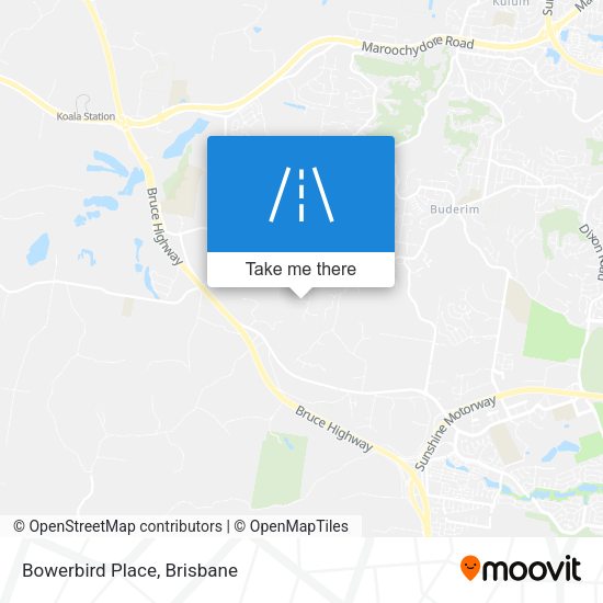 Bowerbird Place map
