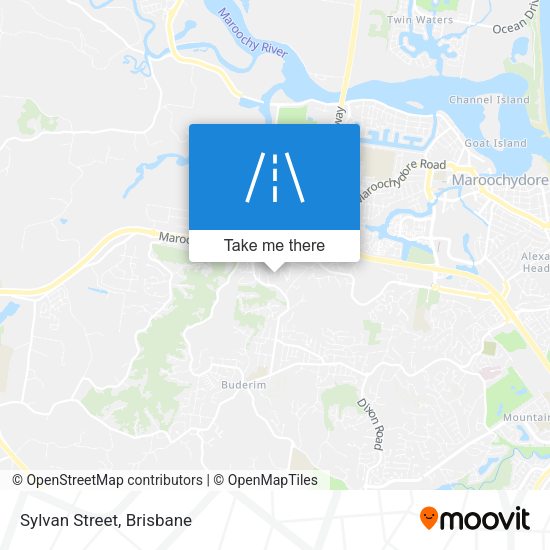 Sylvan Street map