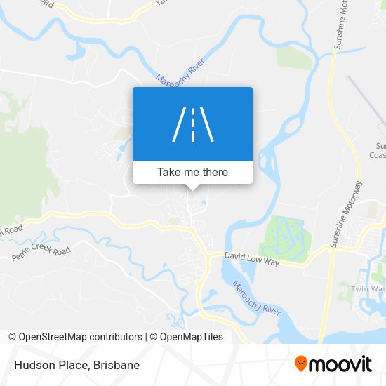 Hudson Place map