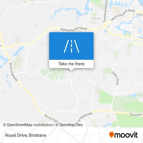 Royal Drive map