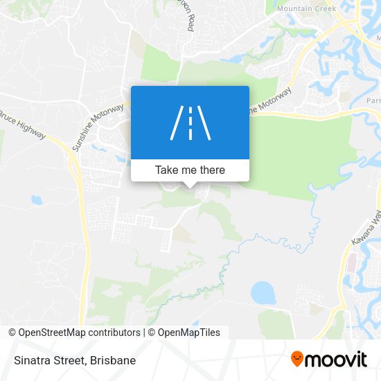 Sinatra Street map