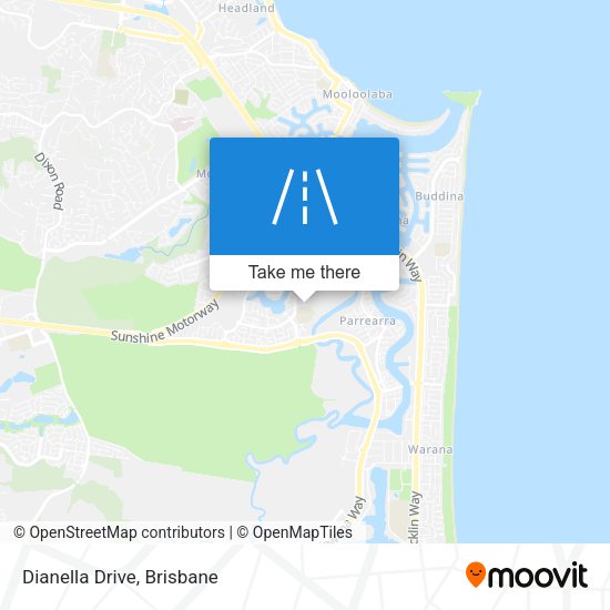Dianella Drive map