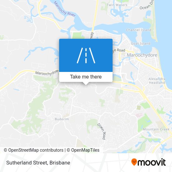 Sutherland Street map