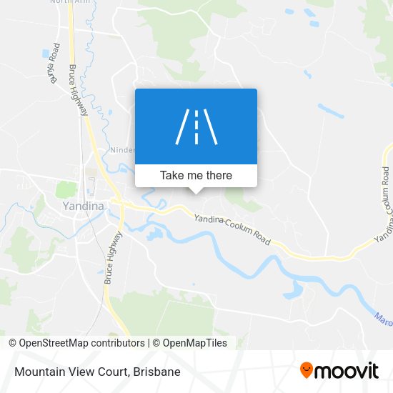 Mountain View Court map
