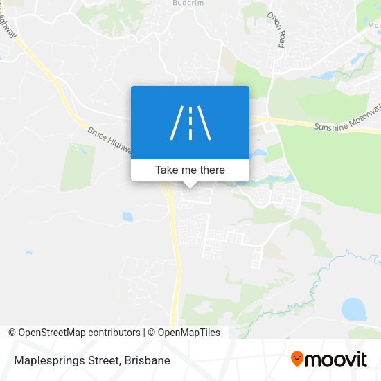 Maplesprings Street map