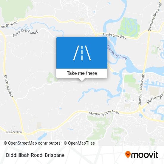 Diddillibah Road map