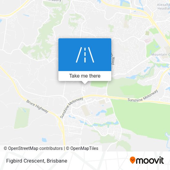 Figbird Crescent map