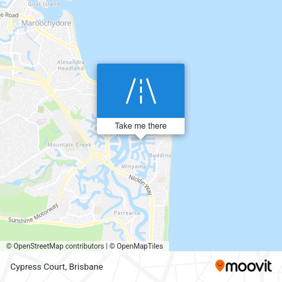 Cypress Court map