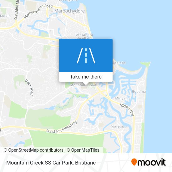 Mountain Creek SS Car Park map