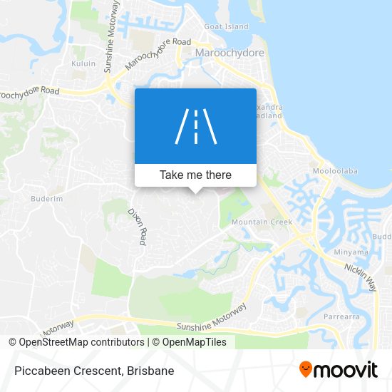 Piccabeen Crescent map