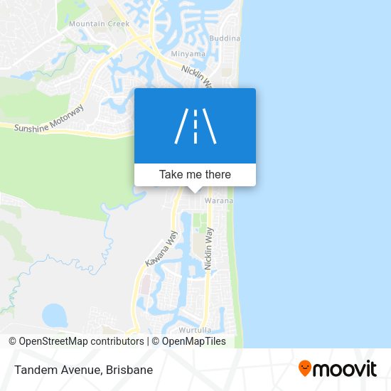 Tandem Avenue map