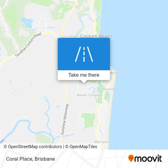 Coral Place map