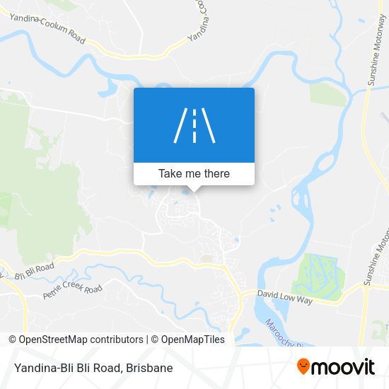 Yandina-Bli Bli Road map