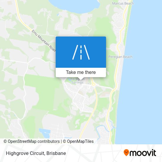 Highgrove Circuit map