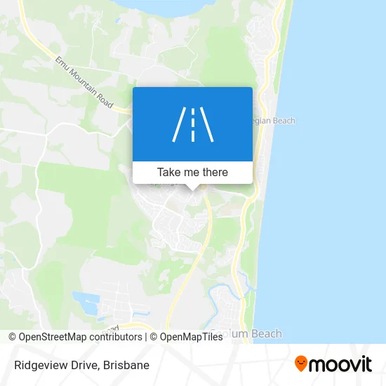 Mapa Ridgeview Drive