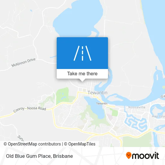Old Blue Gum Place map