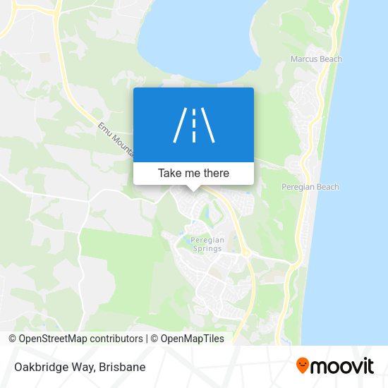 Oakbridge Way map