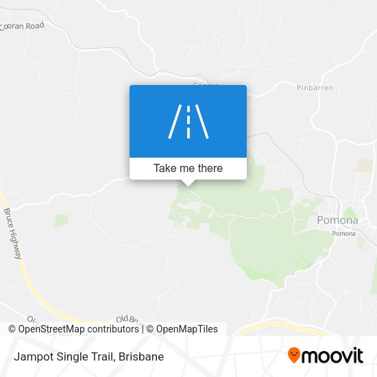 Jampot Single Trail map