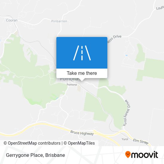 Gerrygone Place map