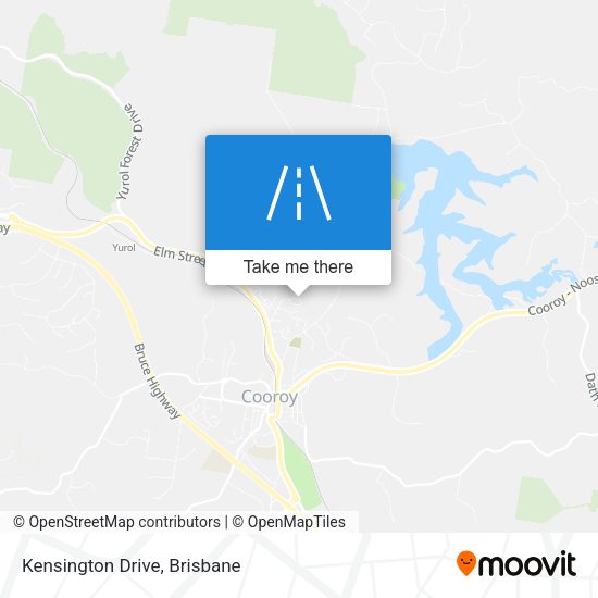 Kensington Drive map